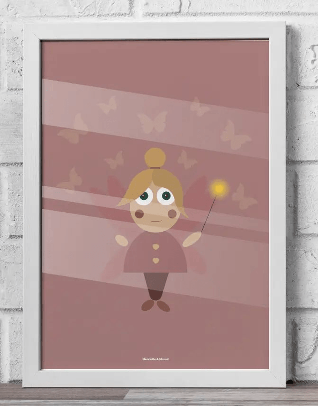 05 - Affiche enfant fée