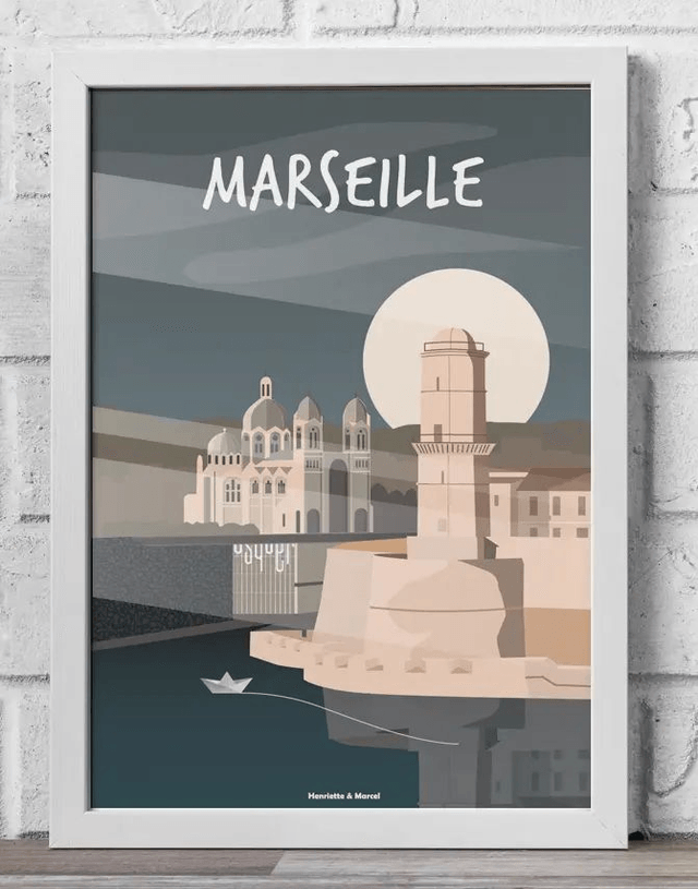 02 - Affiche ville Marseille