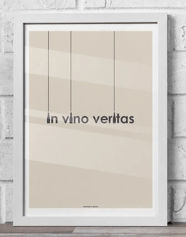 11 - Affiche vin style vintage