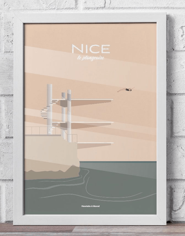 10 - Affiche ville Nice