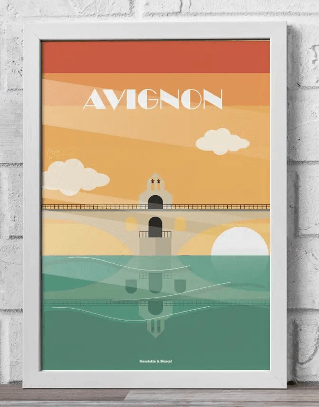 06 - Affiche ville Avignon