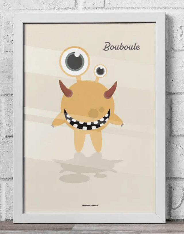 27 - Affiche enfant monstre