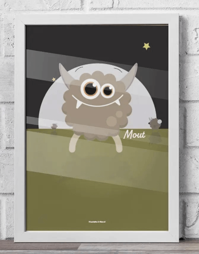 16 - Affiche enfant monstre