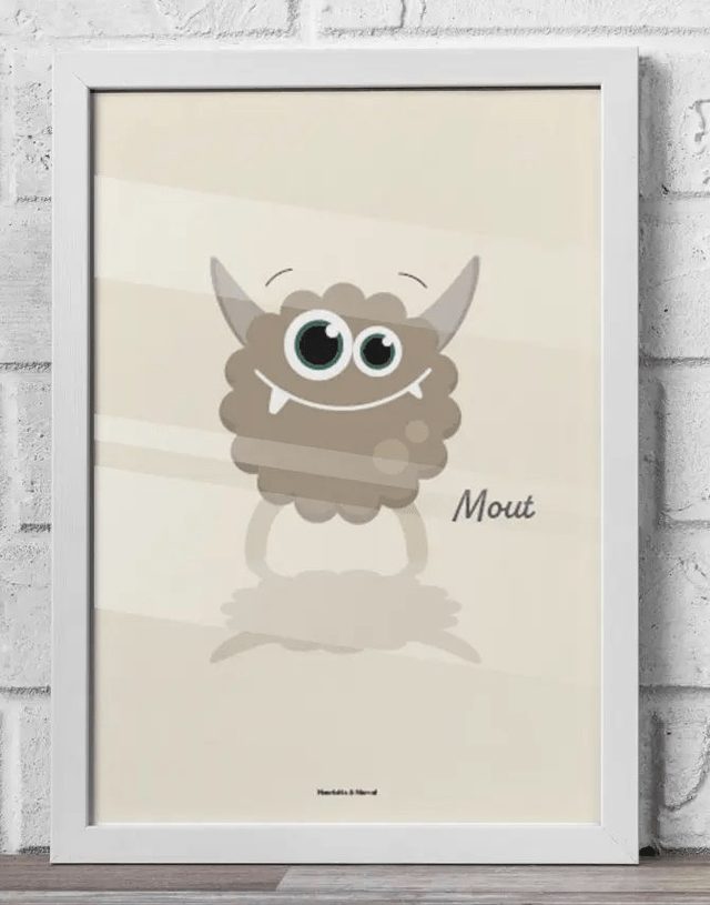 15 - Affiche enfant monstre