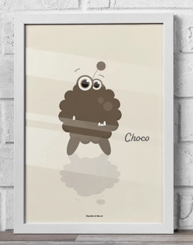 13 - Affiche enfant monstre