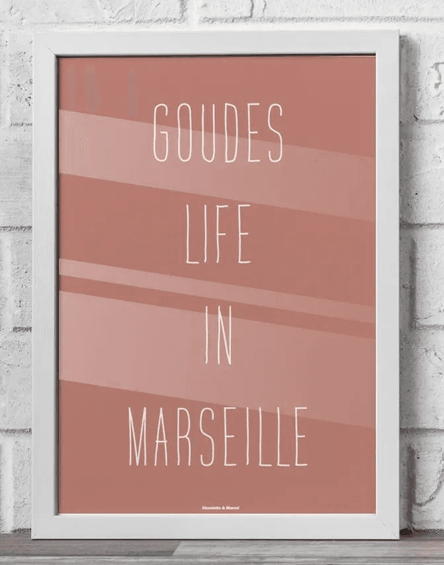 13 - Affiche Marseille Goudes
