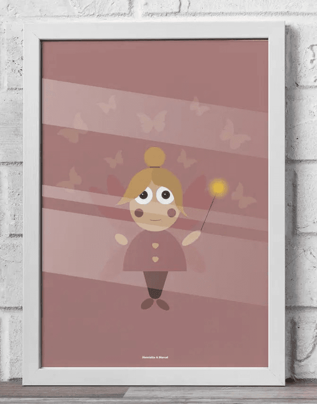 05 - Affiche enfant fée