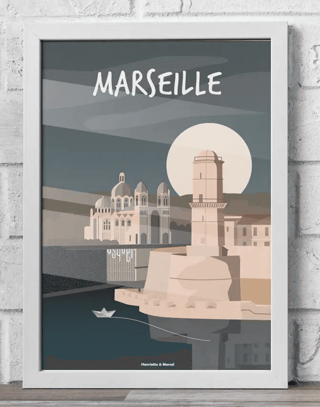 02 - Affiche ville Marseille