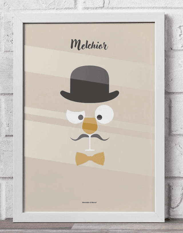 05 - Carte postale vin Melchior