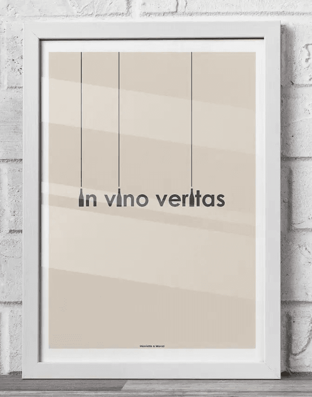 11 - Affiche vin style vintage