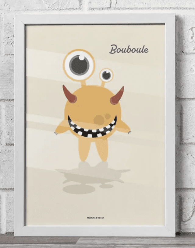 27 - Affiche enfant monstre