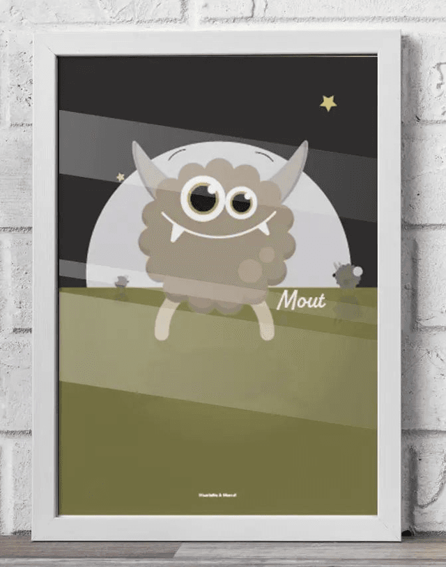 16 - Affiche enfant monstre