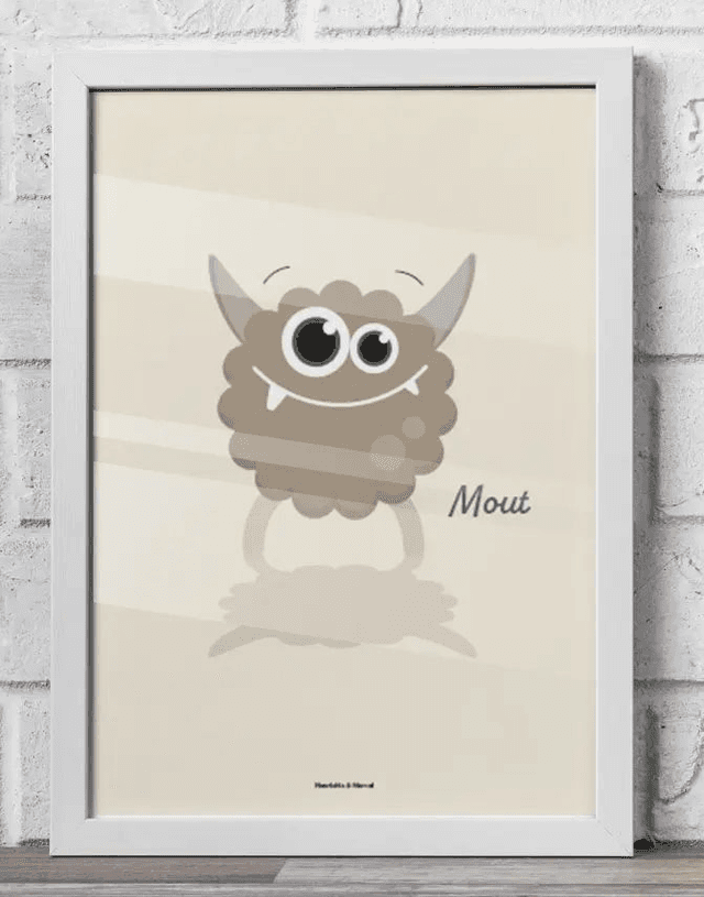 15 - Affiche enfant monstre