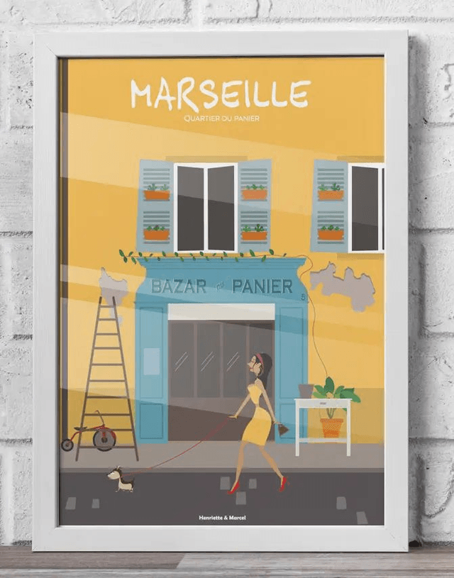 03 - Carte postale ville Marseille