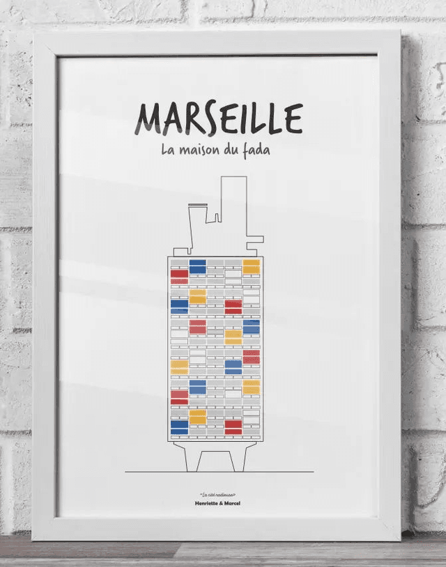 01 - Carte postale ville Marseille