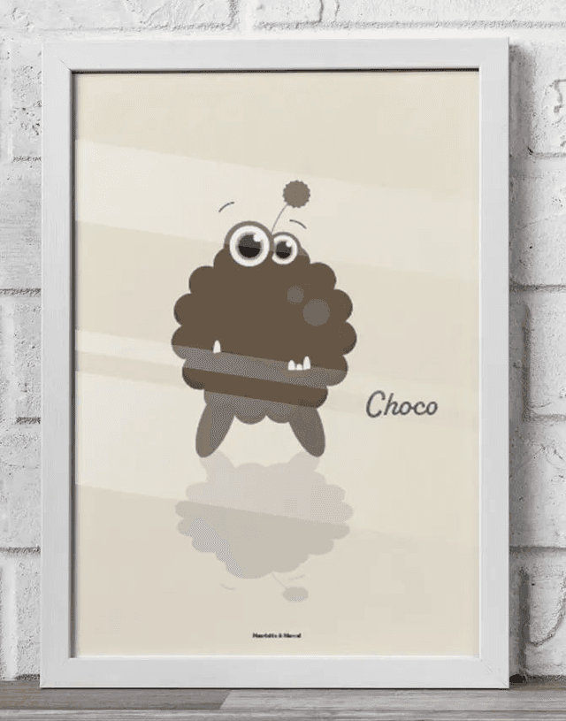 13 - Affiche enfant monstre